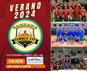 Desde el 8 de Enero, se juega la Campana Summer Cup, donde Independiente de Zárate (Libres), Trede (+35) y Mafia de Pivots (+45) con los campeones defensores