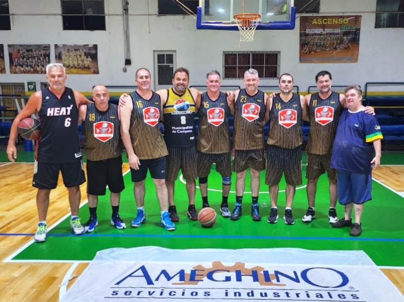 Mafia lo ganó bien, con Lopresti inspirado, y avanza en el Torneo de Maxibásquet +45 de Verano en Campana.