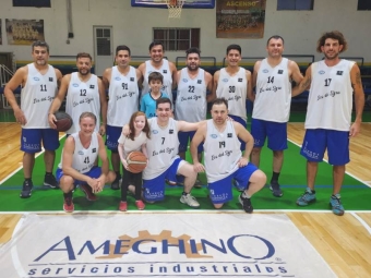 Los del Sgro clasificaron a las semis del Torneo de Maxibásquet +35 de Verano en Campana.