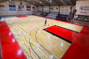 El gimnasio de Derqui está ultimando los últimos detalles. Estría listo para el próximo fin de semana.