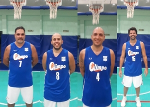 Póker de goleadores en el Olimpo: Calvino, Nunzio, Fernández y Cartabbia
