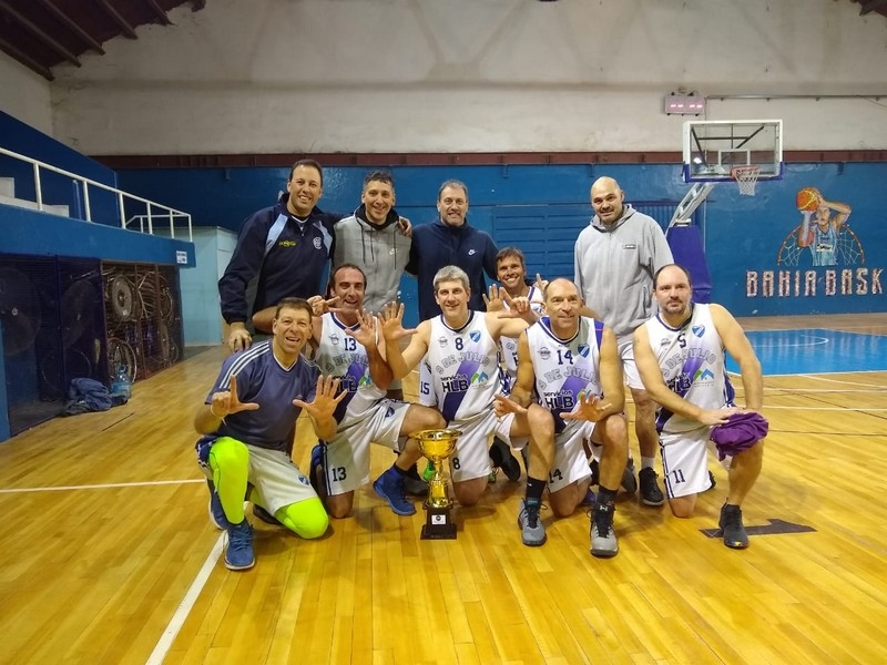 9 de Julio otra vez campeón de la Maxiliga +35 de la Asociación Bahiense de Basquetbol