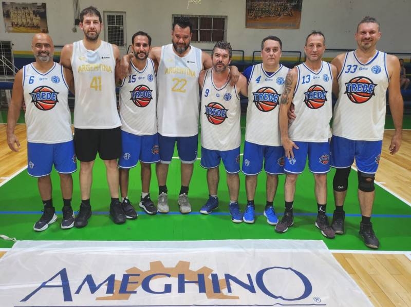 Trede dejó sin invicto a Los Tochos, que por ahora siguen como únicos punteros del Torneo de Maxibásquet +35 de Verano en Campana.