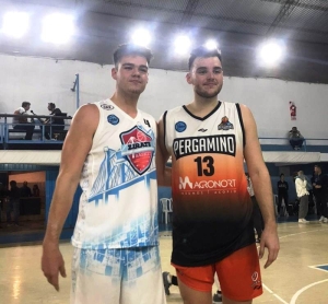 Juanma y Santi Ibarra tras el histórico encuentro familiar en la Liga Argentina.