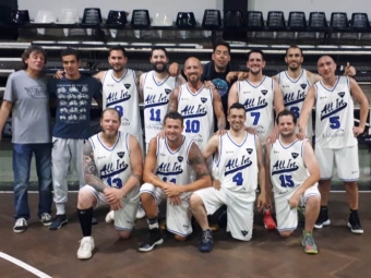 Centro Español B se consagró campeón de la Primera B +35 de FeBAMBA