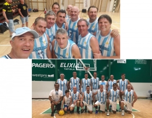 Los equipos +50 y +55 de Argentina cerraron su participación en el Mundial FIMBA de Maxibásquet