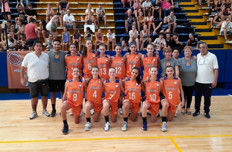 Las U15 de la AFMB fueron terceras en Rosario