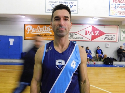 Ezequiel "Zequi" Berlante fue el goleador de Hebraica, que está en la final y ya aseguró su lugar en la B para 2019.