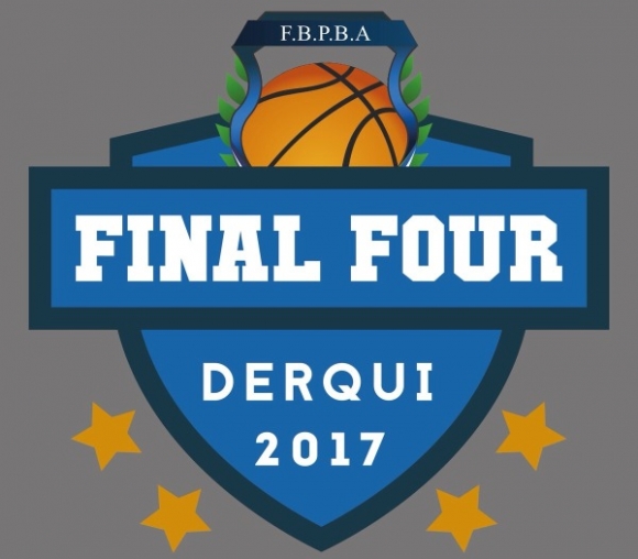 El logo del Final Four que se desarrollará en el gimnasio Rojinegro.