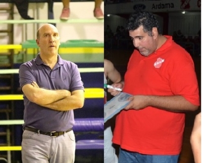 Fabián Timmis y Sebastián Silva se enfrentaron el último viernes por el Provincial.