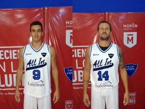 Guillermo (izquierda) y Nicolás (derecha): la familia Sparapani le dio la victoria a entro Español B, que es escolta de CASA de Padua y Defensores de Banfield.