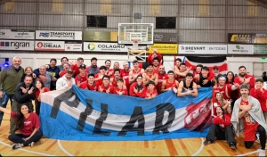 Sportivo y su Bandera de Pilar en cuartos.