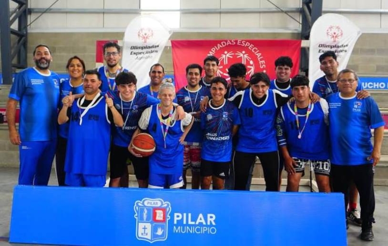 Olimpíadas Especiales de básquet inclusivo de Pilar