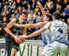 Pennacchiotti (19 y 16 rebotes) frente a la marca de Mora y Gavotti.